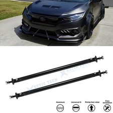 For Honda Civic Odyssey Adjust 7.87'' Black Bumper Diffuser Strut Rod Tie Bar