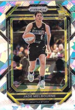 2023 Prizm WNBA CRACKED ICE  REFRACTOR R/C #131 Jade Melbourne - Seattle Storm