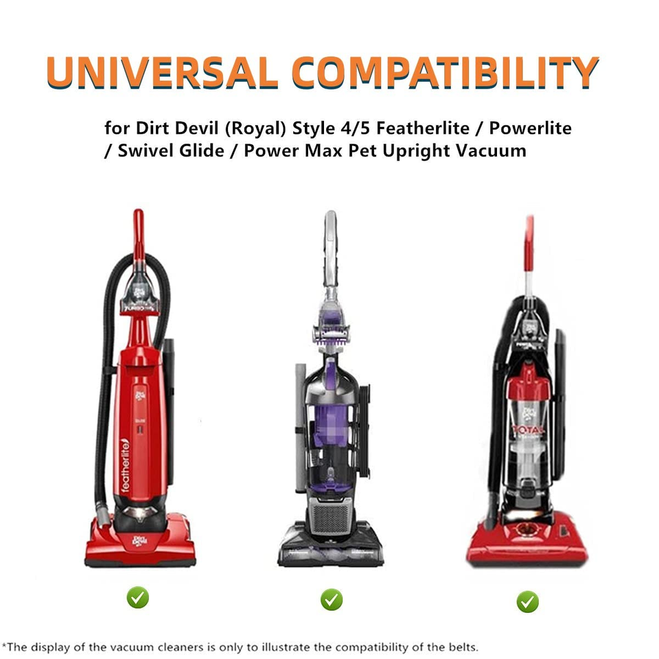 Replacement Belts for Dirt Devil (Royal) Upright Vacuum Cleaner Style 5