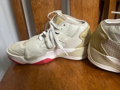 Nike Jordan Zion 2 Let's Dance Tan Beige DO8990-217 Men's 7.5 Shoes Red 7 1/2 - Picture 8 of 11