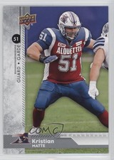 2018 Upper Deck CFL Kristian Matte #135 0e3