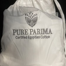 100 Certified Egyptian Cotton Duvet Cover Set, Ultra Percale, Cool Crisp, NWT