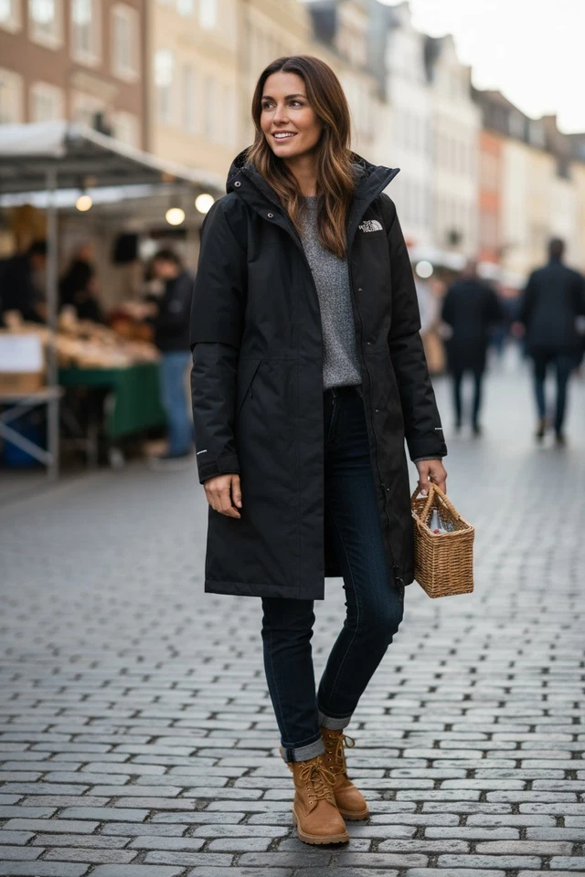 THE NORTH FACE Suzanna Triclimate Women's Jacket L 550 Down 2in1 Parka - Image 2 of 4