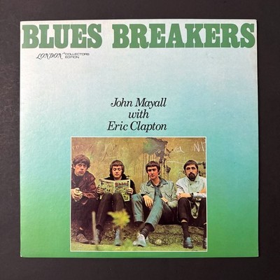 JOHN MAYALL WITH ERIC CLAPTON Blues Breakers Vinyl Record Album Reissue 1977 NM