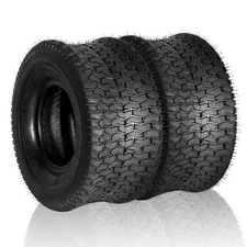 Two 24x12.00-12 24x12-12 24x12x12 Turf Master Lawn Mower Tires 6 Ply Reted