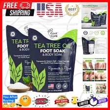Tea Tree Oil Foot Soak with Epsom Salt - Best Toenail Fungus Treatment, Athle...