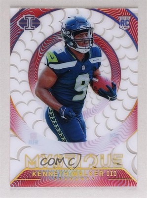 2022 Panini Illusions Mystique Red 61/199 Kenneth Walker III #M-18 Rookie RC qf8