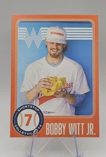 2025 Bobby Witt Jr. Whataburger Baseball Card Last in the Series
