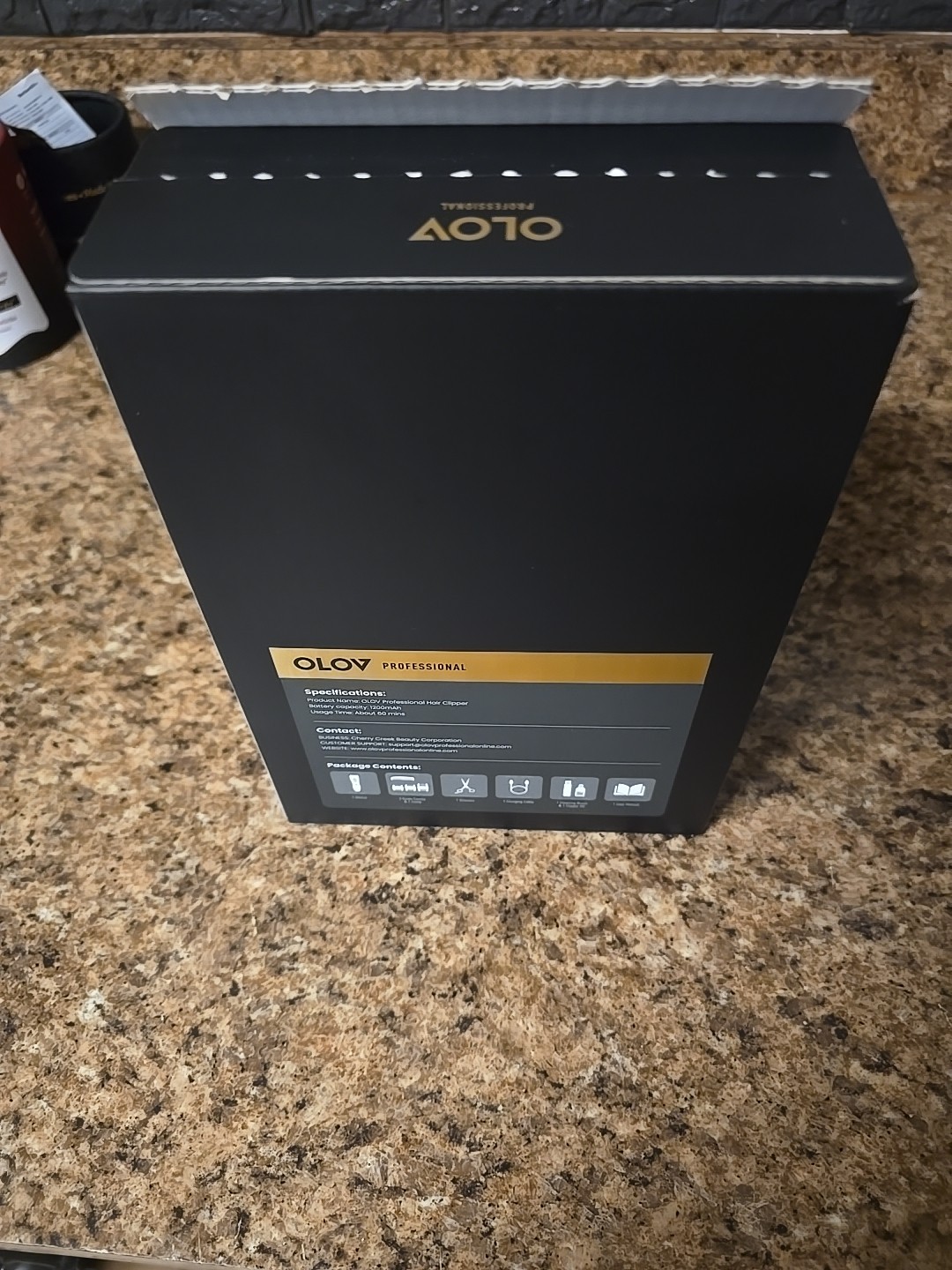 OLOV professional hair clipper rechargeable hair trimmer with adjustable lengths