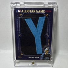 2025 Topps Series 1 Christian Yelich In The Name Relic “Y”  ONEofONE - Brewers