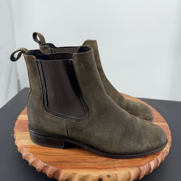 Thursday Chelsea Boots Womens 8.5 Duchess Brown Suede Everyday Pull On booties-image