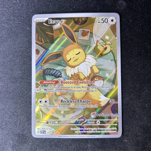 Pokémon TCG Eevee 173 Holo Promo Prismatic Evolutions pokemon Center