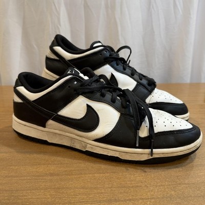 Nike Dunk Low Retro Shoes Mens Size 11.5 Black White Panda Sneakers DD1391-100