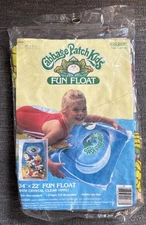 Vintage Cabbage Patch Kids Pool Float Fun Float Coleco 1984 34" X 22" New Sealed