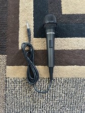 Karaoke USA Microphone Black - Wired Mic Brand New