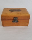 Vintage Trouville Mauchline Wood Trinket Box Treen — photo 1