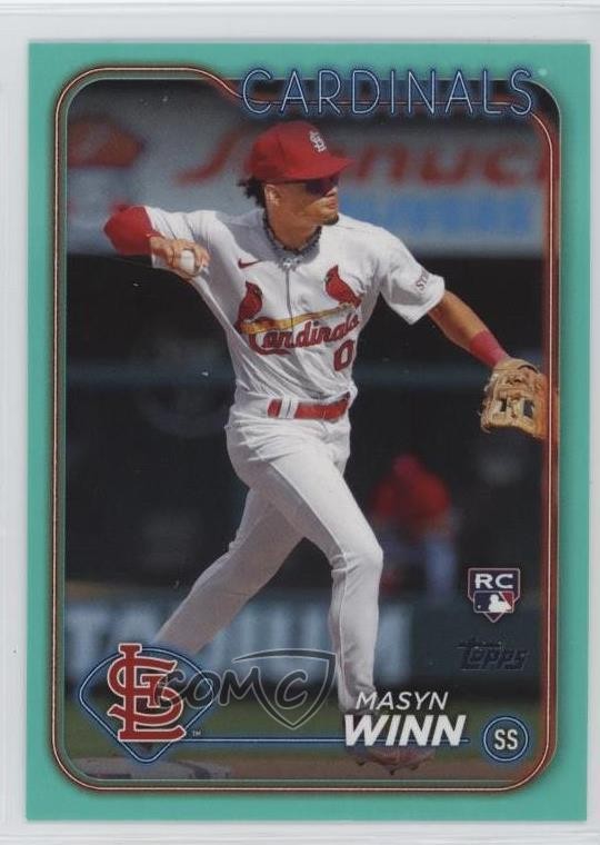 2024 Topps Series 2 Aqua Masyn Winn #480 12fr