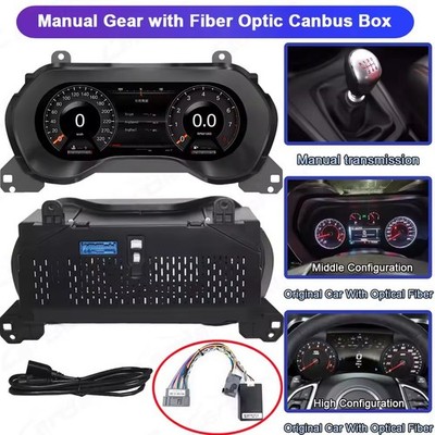 Car LCD Digital Cluster Panel Dashboard Instrument For Chevrolet Camaro 2015-23