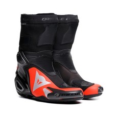 Dainese Axial 2 In Boots Black/Fluo-Red Race Track Sports Inner Motorcycle Bo...