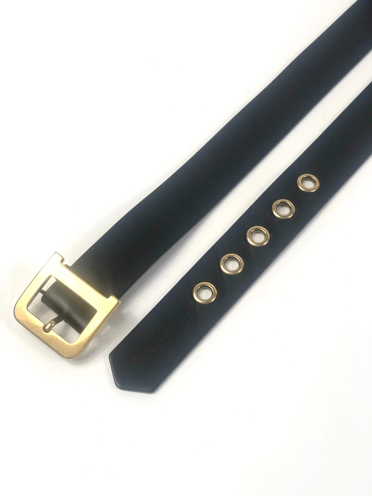 Ceinture en cuir noir DIORQUAKE boucle DIOR