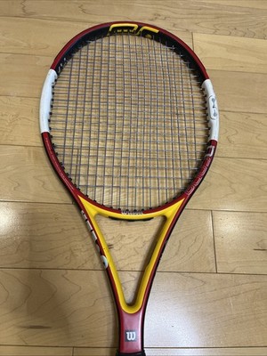 WILSON nCode NPS 95 18 x 20 TENNIS RACQUET 4 1/2 Grip | eBay