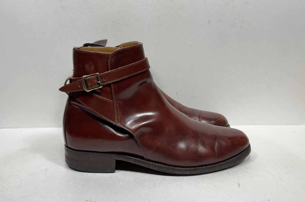 Alfred Sargent Childrey Jodhpur Burgundy Brown Boots Leather  display picture 3