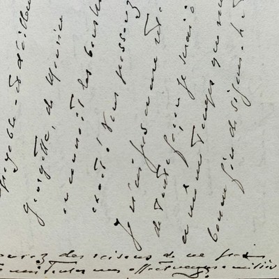 Paul Dukas übergibt Gaston Huhn die Leitung von Ariane und Blaubart