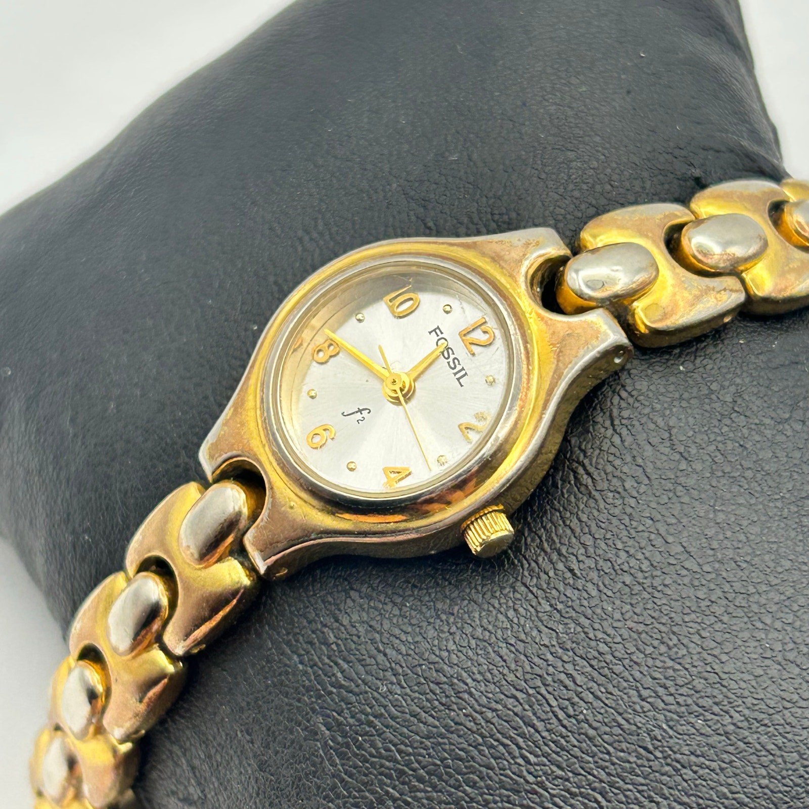 Fossil F2 Gold Silver Stainless Steel Women’s Watch, 22mm image 2