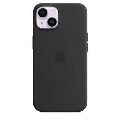 Original / Offizielles Apple iPhone 14 Silikon Case mit MagSafe - Mitternacht (Schwarz)
