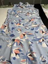 Polo Golf Ralph Lauren Blue Floral Sport Dress Tennis Pickleball SP