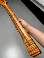 AAAA Stainless steel 22fret Rosewood Roasted Flame Maple Electric Guitar Neck