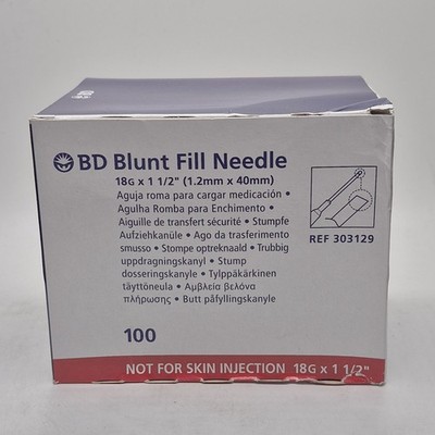 BD Blunt Fill Aufziehkanüle - 1,2 x 40 mm - REF 303129 - 100 St. - PZN 11135594