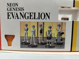 Neon Genesis Evangelion Figure Set of Five Model Ayanami Rei Special Prize (SEGA