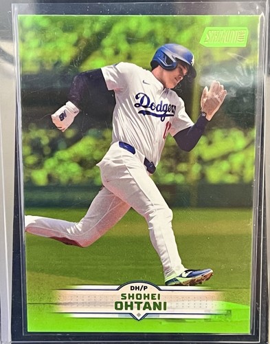 2025 Topps Stadium Club - Shohei Ohtani #58 Lime Green Parallel LA Dodgers MVP