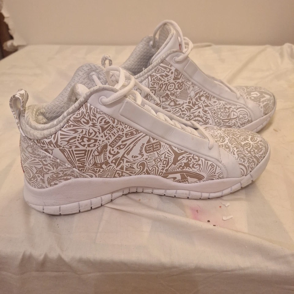 AIR Jordan Accolades Premier Lazer Blanco 395574 103 Logo Jumpman Para Hombre Talla 11 Foto 4 de 4