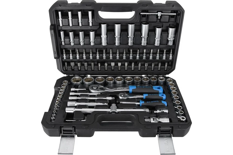 SW STAHL Jeu de clés à douilles, 1/4", 1/2", 97 pièces - Photo 2/4
