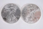 NobleSpirit (LG) SUPERB GEM BU Pair 2x 2014 American SILVER 1oz EAGLES