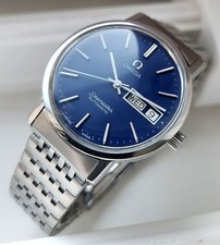 OMEGA SEAMASTER AUTOMATIC CAL1022 DAY&DATE BLUE DIAL MEN'S WATCH 8