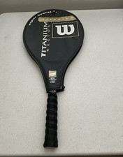 Wilson Titanium Vector Tennis Racquet with Super Oversize Cover