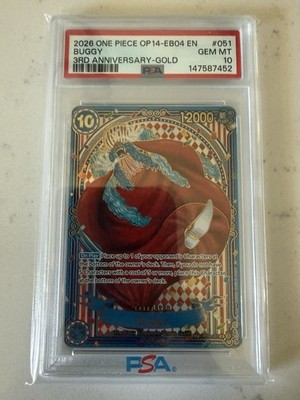 Buggy - OP09-051 (SP) (Gold) OP09-051 The Azure Sea's Seven Foil