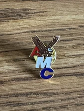 A M C Eagle pin