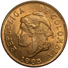 Colombia - 1965 - 2 Centavos