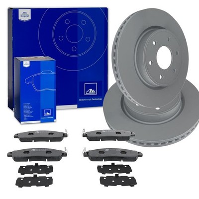 ATE BREMSSCHEIBEN 296mm + BELÄGE VORNE passend für NISSAN NAVARA RENAULT ALASKAN