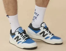 New Balance 480 Casual Retro Shoe Men’s Size 5.5 | Wmns 7 White Black Sneaker