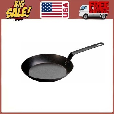 Lodge Cast Iron 10'' Seasoned Carbon Steel Skillet, CRS10, 10'' Diameter