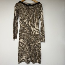 Lauren Ralph Lauren Women’s Brown Palm Leaf Dress Size S