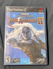 Baldur’s Gate: Dark Alliance II (PS2, 2004) - Complete in Box (CIB) w/ Manual
