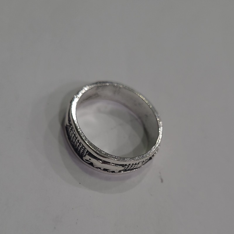 Stainless Steel Animal Theme Ring Size 4