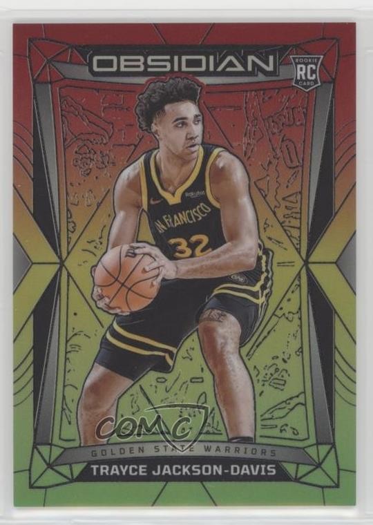 2023 Panini Obsidian Electric Etch Reggae Flood 19/75 Trayce Jackson-Davis yf4