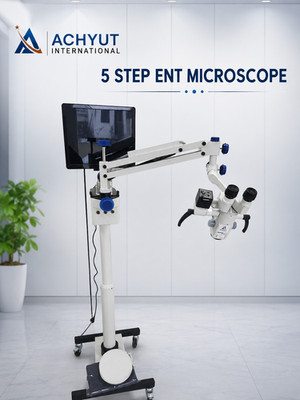 5 STEP ENT Multidisciplinary Surgical Microscope. Neurosurgery, Spine and Crania